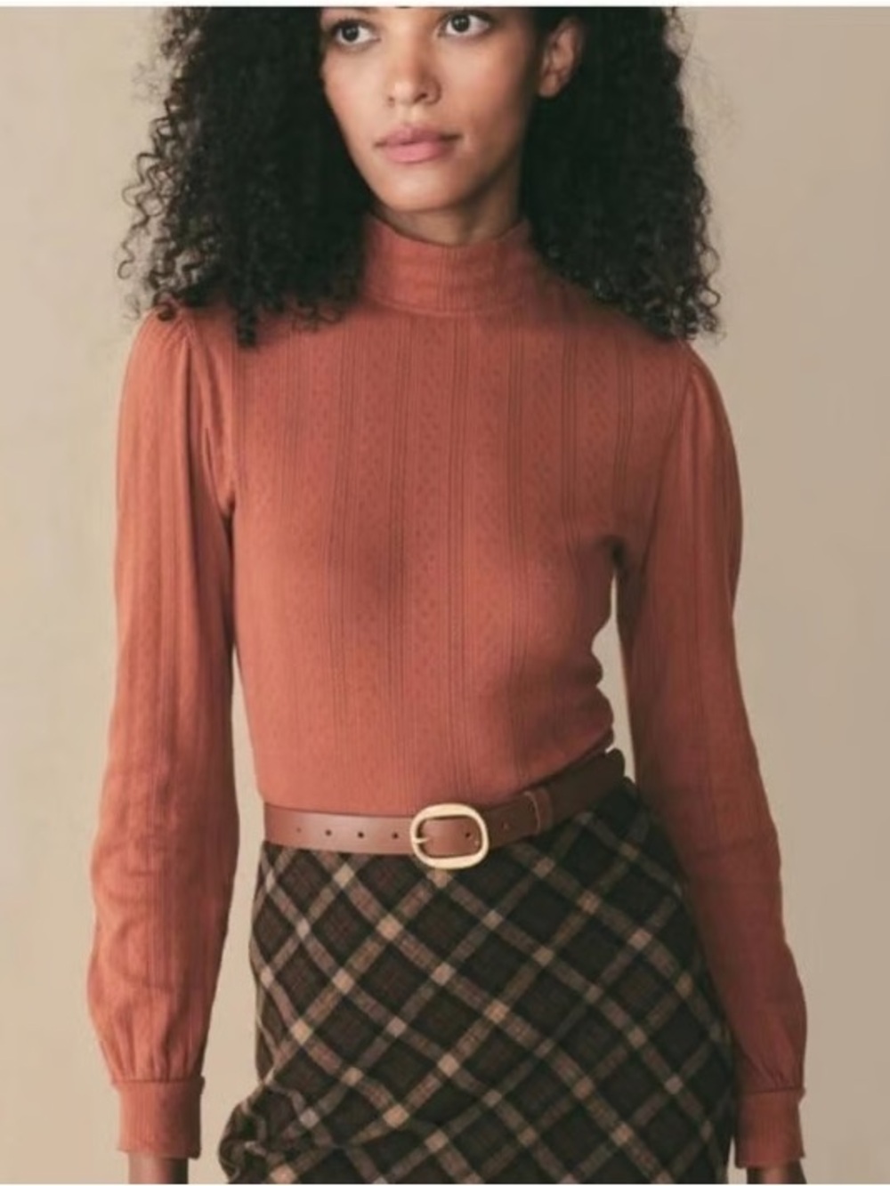 Doên Areli mock neck top - size S - GUC